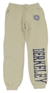 Béžové tepláky s potiskem - Berkeley