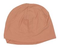 Meruňková bavlněná čepice