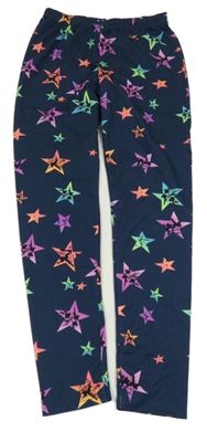 Tmavomodré legíny s hvězdami Shein