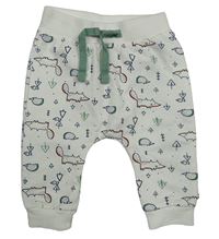 Bílé tepláky se zvířaty a stromky Ergee