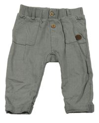 Šedé vzorované teplákové kalhoty Topomini