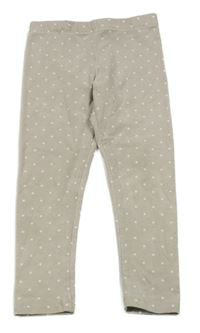 Šedé puntíkaté legíny