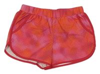 Fuchsiové puntíkaté šusťákové kraťasy TCM