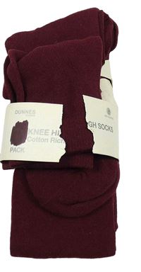 Nové - 5x vínové podkolenky Dunnes