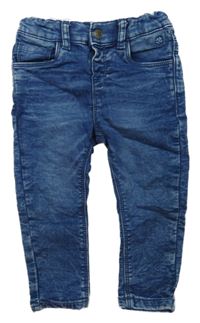 Modré melírované skinny rife se čtyřlístkem Noppies