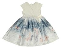 Bílo-světlemodré šaty s jednorožci H&M