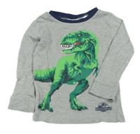 Šedé pyžamové triko s dinem H&M