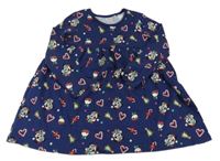 Tmavomodré bavlněné šaty s Minnie zn. George