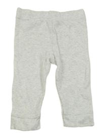 Šedé melírované tepláky 