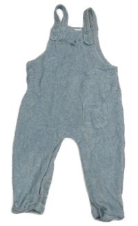 Světlemodré sametové laclové tepláky se slonem Next