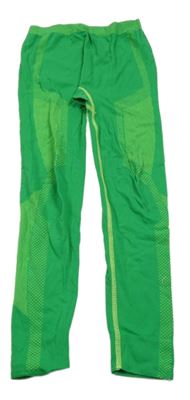 Zelené vzorované funkční spodní kalhoty H&M