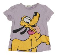 Lila tričko s Plutem H&M