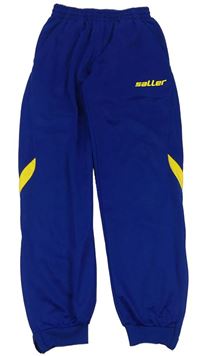 Modro-žluté sportovní tepláky Saller