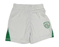 Bílo-zelené fotbalové kraťasy zn. Dunnes Stores 