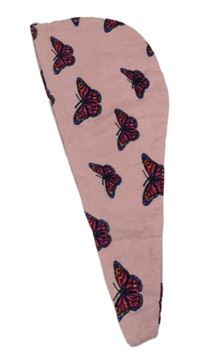 Růžový turban s motýlky Primark
