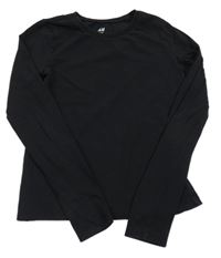 Černé crop triko H&M