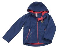 Modrá softshellová bunda s Minnie a kapucí C&A