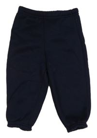 Tmavomodré zateplené tepláky 