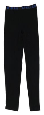 Černo-modré legíny s nápisy C&A