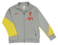 Šedo-žlutá propínací sportovní mikina - L.F.C Nike