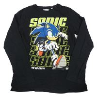 Černé triko se Sonicem C&A