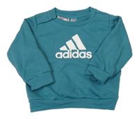 Modrá mikina s logem Adidas