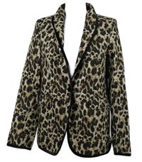 Dámské černo-béžové vzorované sako Esmara 