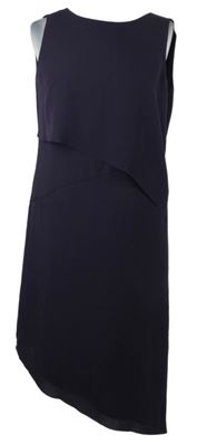 Dámské fialové šaty s volánem Reiss 