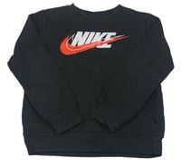 Černá mikina s logem Nike