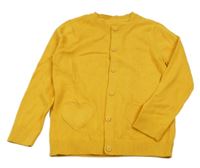 Žlutý propínací svetr Mothercare