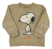 Béžová mikina se Snoopym 