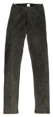 Nové - černo-šedé melírované legíny C&A