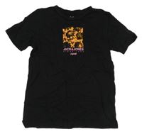 Černé tričko s kytičkami Jack & Jones