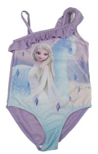 Fialovo-modré plavky s Frozen 