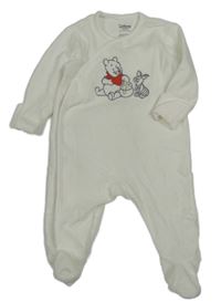 Smetanový sametový overal s Púem zn. Disney