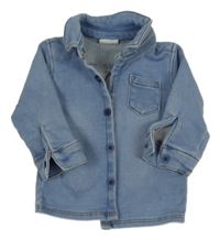 Modrá teplákovo/riflová košile George