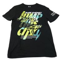 Černé tričko s nápisem C&A