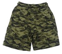 Khaki army teplákové kraťasy George 
