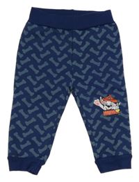 Tmavomdro-modré vzorované tepláky s Paw Patrol Nickelodeon