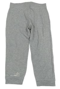 Šedé melírované tepláky se šnekem Tchibo