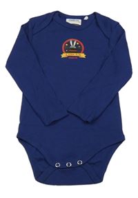 Tmavomodré body s králíčkem Lily & Dan 