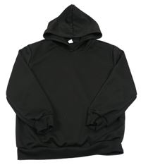 Černá mikina s medvídkem a kapucí Shein