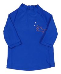 Kobaltově modré UV triko se žralokem George 