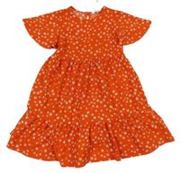 Červené květované šaty Primark