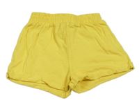 Žluté bavlněné kraťasy Tu