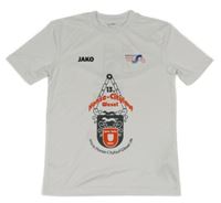 Bílé sportovní tričko s potiskem Jako