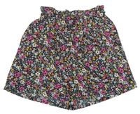 Tmavomodré květované kraťasy Name it