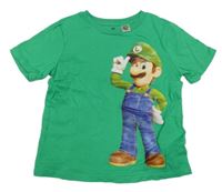 Zelené tričko s Luigim H&M