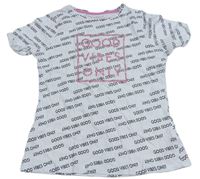 Bílé tričko s nápisy PRIMARK