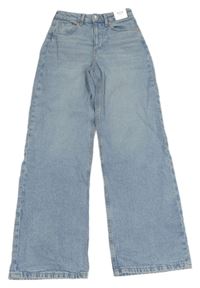Nové - světlemodré wide leg rifle H&M